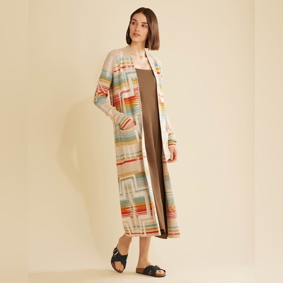Pendleton Jackets & Blazers - PENDLETON WOMEN'S HARDING PACIFIC DUSTER SWEATER LARGE​